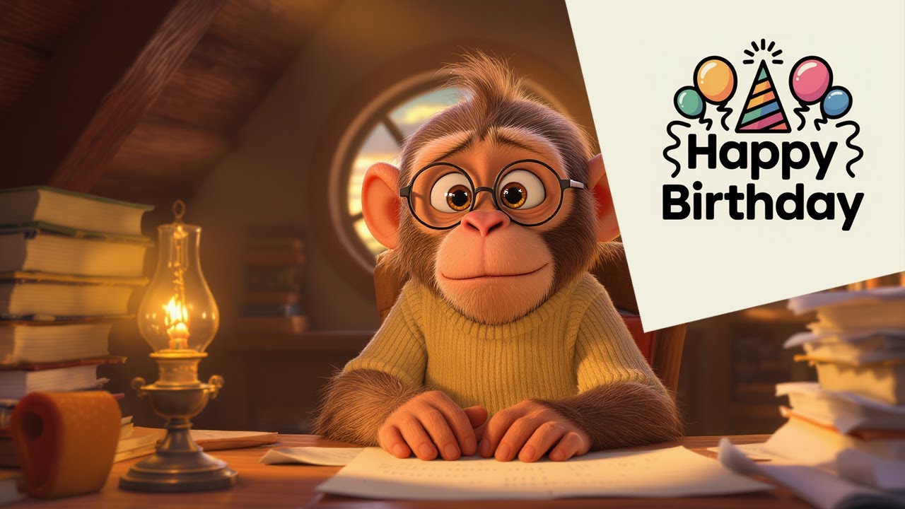 🌟 Happy Birthday Greeting Video | Animated Birthday Wishes for Friends & Family