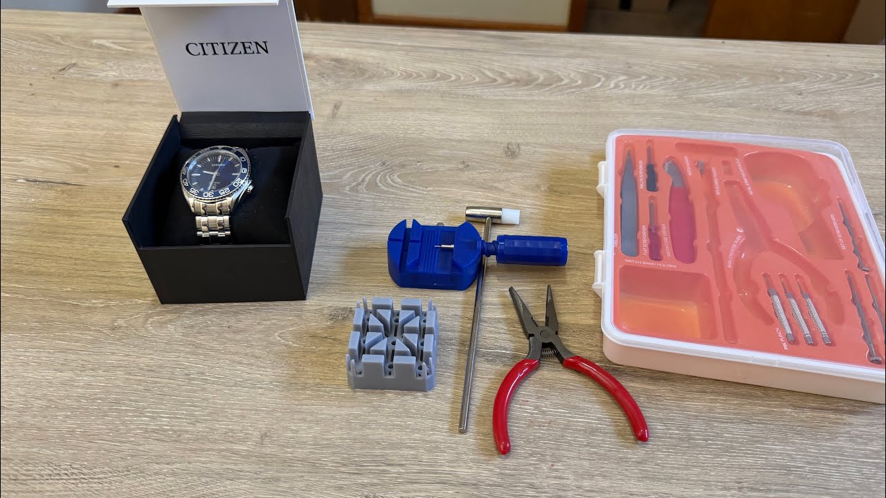 Resizing my Citizen Eco-Drive Watch