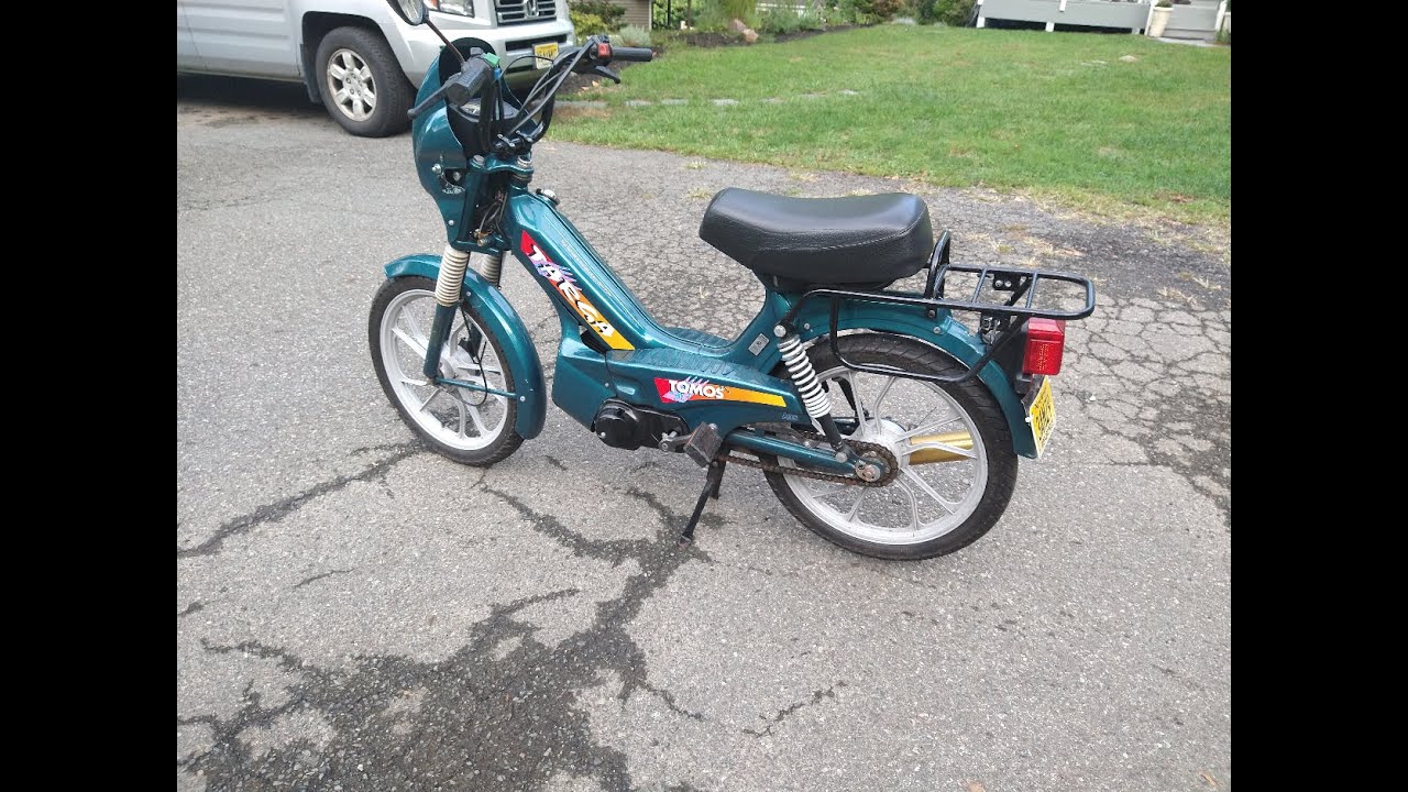 Tomos Targa moped review.   50cc of radwood awesomeness