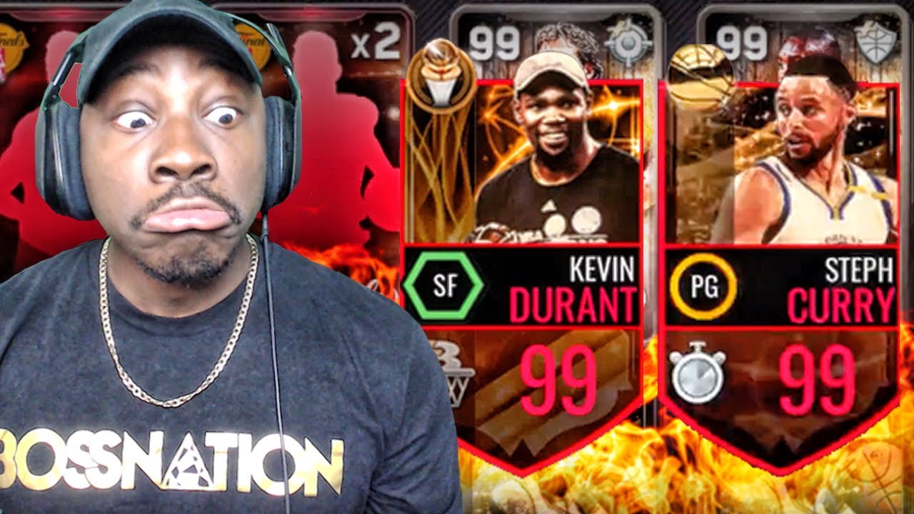 G.O.A.T. PACK OPENING & 99 FINALS MVP KEVIN DURANT! NBA Live Mobile 16 Gameplay Ep. 126