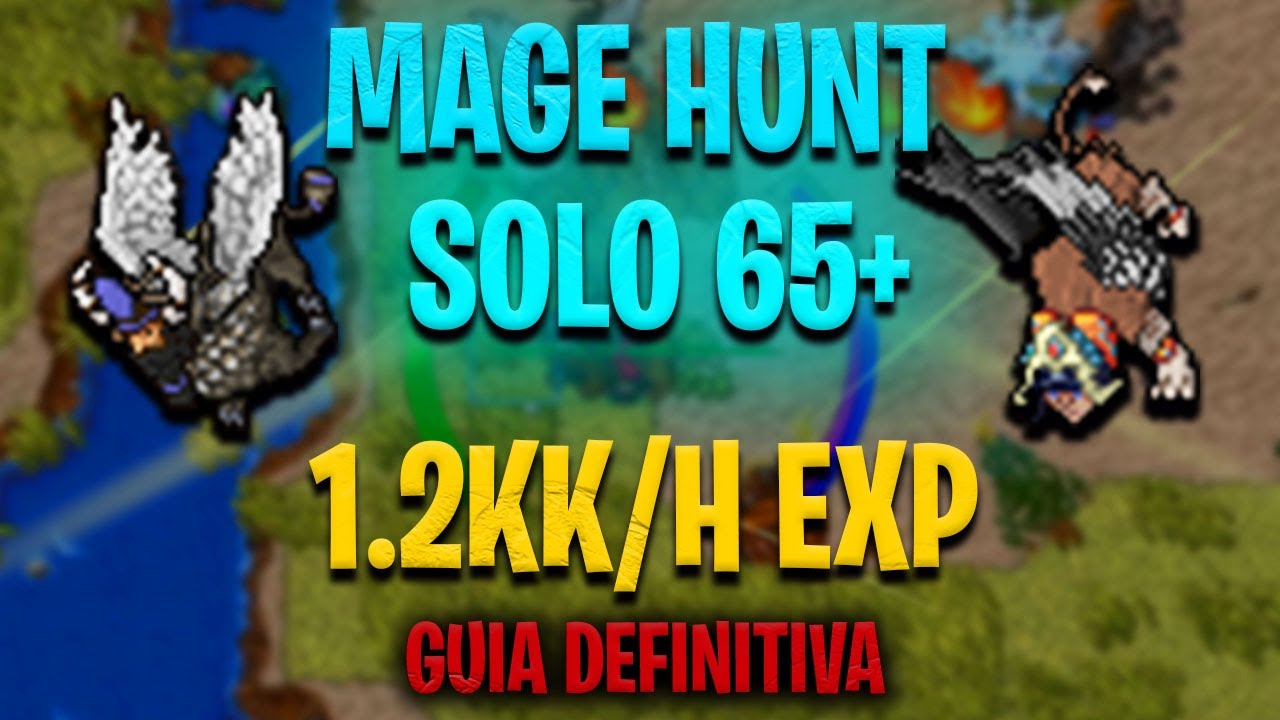 Tibia Hunt | MAGE SOLO 65 + | 1.2KK/H EXP | ISSAVI HUNT EXPLICADA |  TIBIA en ESPAÑOL