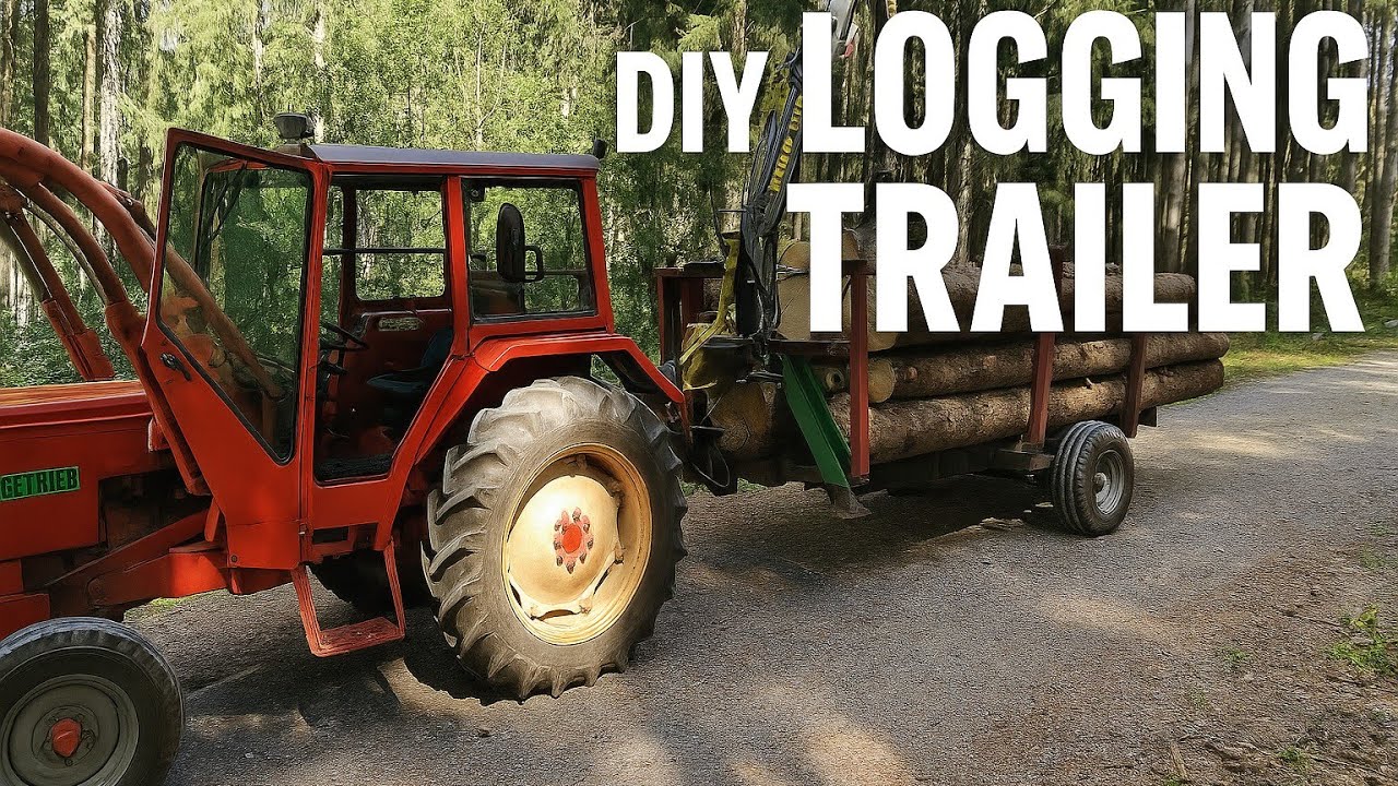 So hab ich meinen Rückewagen gebaut! 🔧 | DIY Logging Trailer for Firewood