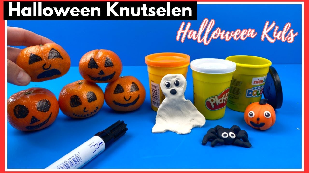 Halloween Knutselen met Klei en Mandarijnen | Family Toys Collector