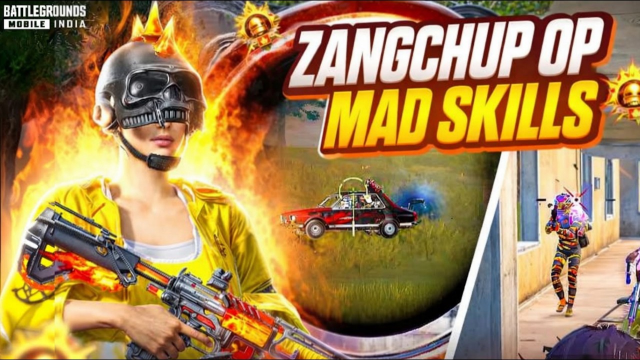 ZANGCHUP OP Mad Skills in Action 🔥 Zangchup Vs Pro Youtubers 1v4 Fastest Clutches & Gameplay | BGMI