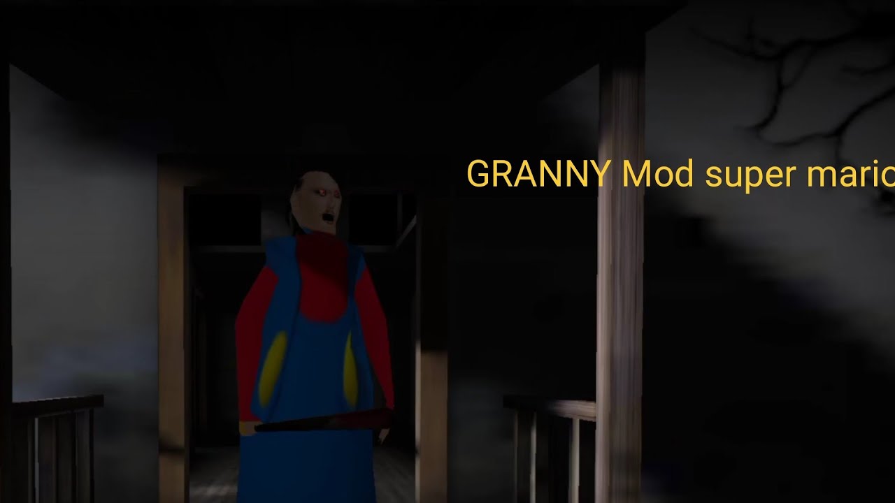 GRANNY mod super mario Door Escape HOUSE Full GAMEPLAY videos horrorgaming 