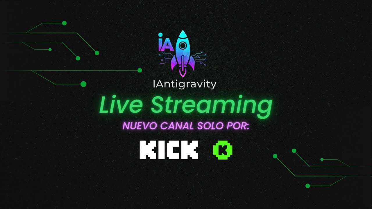 Nuevo Año, Nuevo Nombre, Nuevo Canal cl.FlutterFlow ahora es IAntigravity - Primer Directo en Kick.