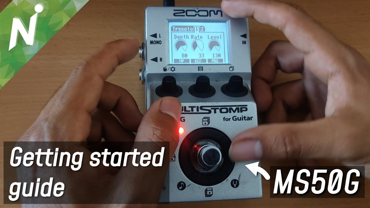 Начните ПРАВИЛЬНО с Zoom MS50G / Zoom MS70CDR — гитарной педалью мультиэффектов