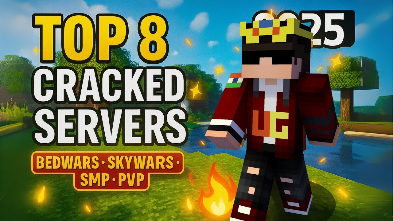 8 INSANE Minecraft CRACKED Servers You MUST Try in 2026 🔥 (Bedwars, Skywars, SMP + PvP)