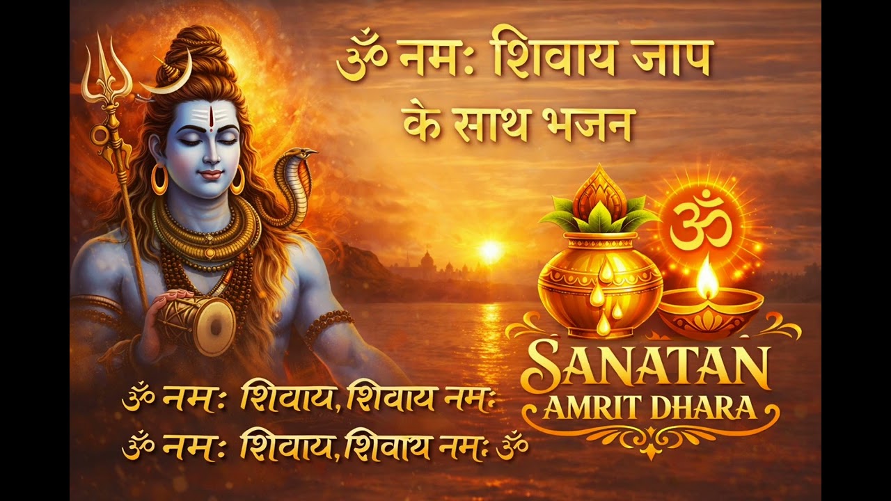 Om Namah Shivaya Jaap with Bhajan | 108 Times Shiva Mantra | Evening Peace & Meditation