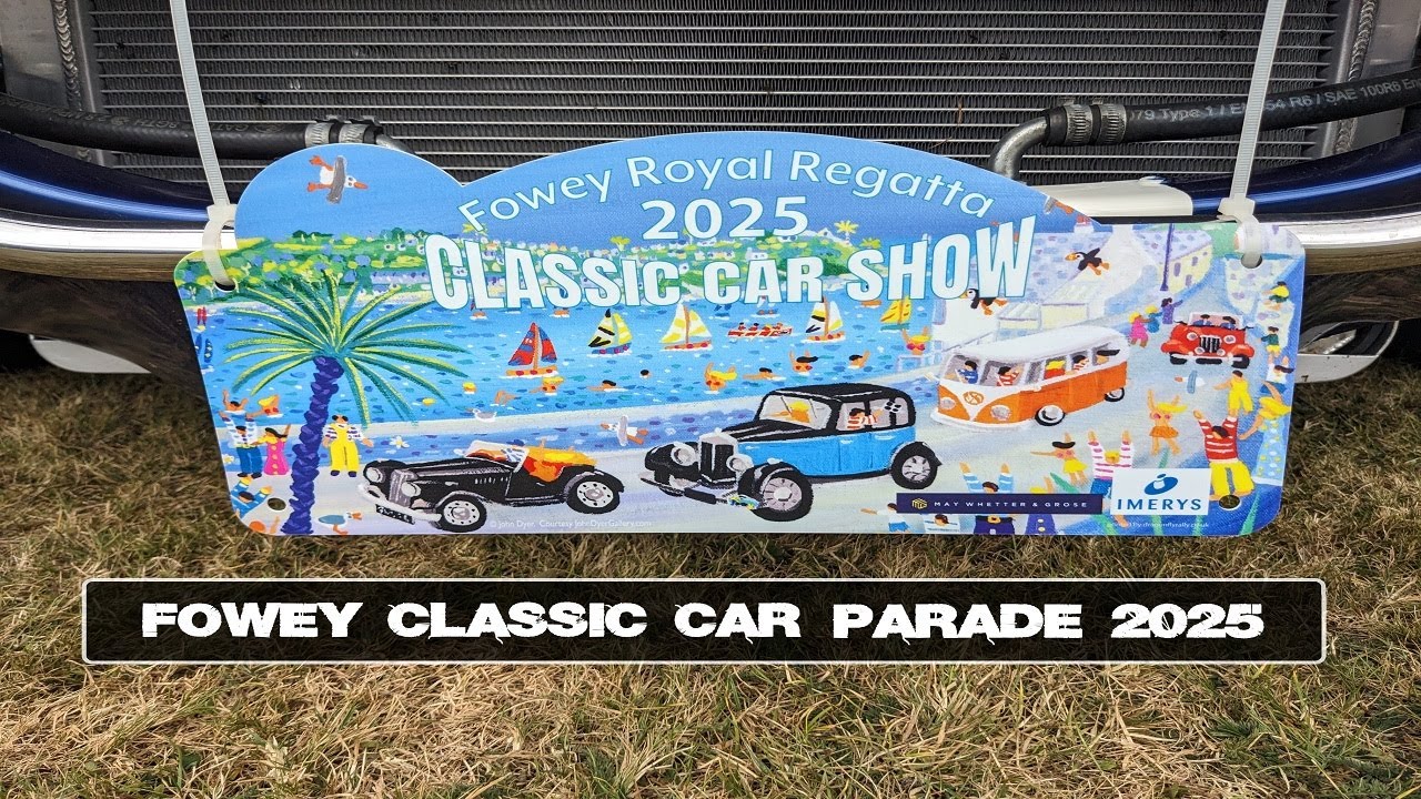 Fowey Royal Regatta Classic Car Parade 2025