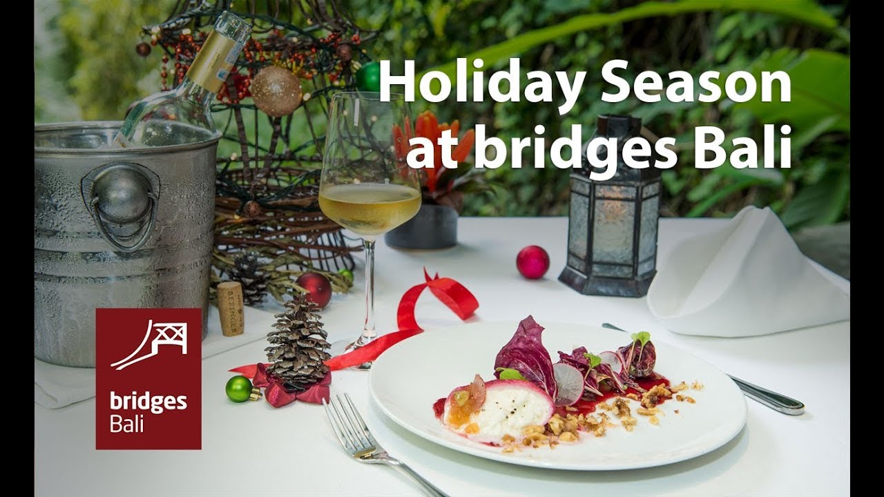 Holiday Season at bridges Bali restaurant, Ubud