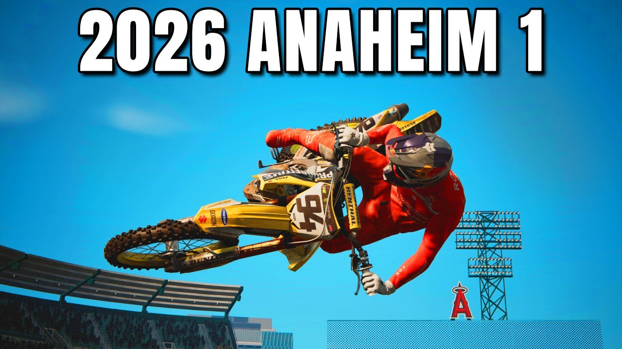 Суперкросс 2026 года уже здесь, первый этап в Анахайме!