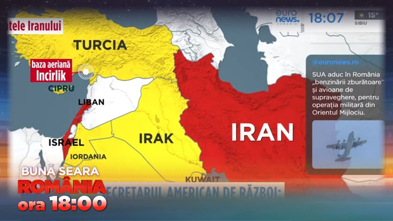 Știrile Euronews România - de la ora 18:00 - 13 martie 2026