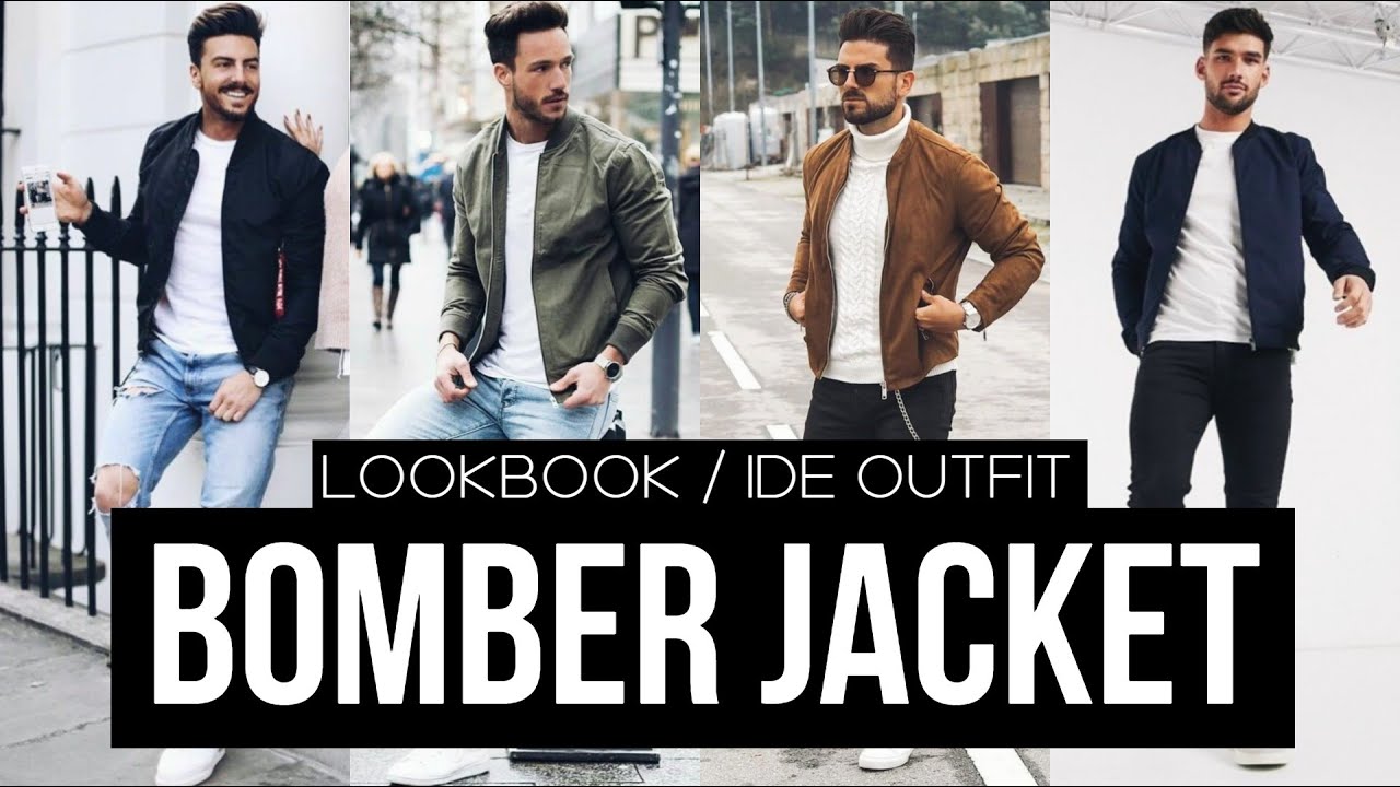 CARA STYLE BOMBER JACKET COWOK !