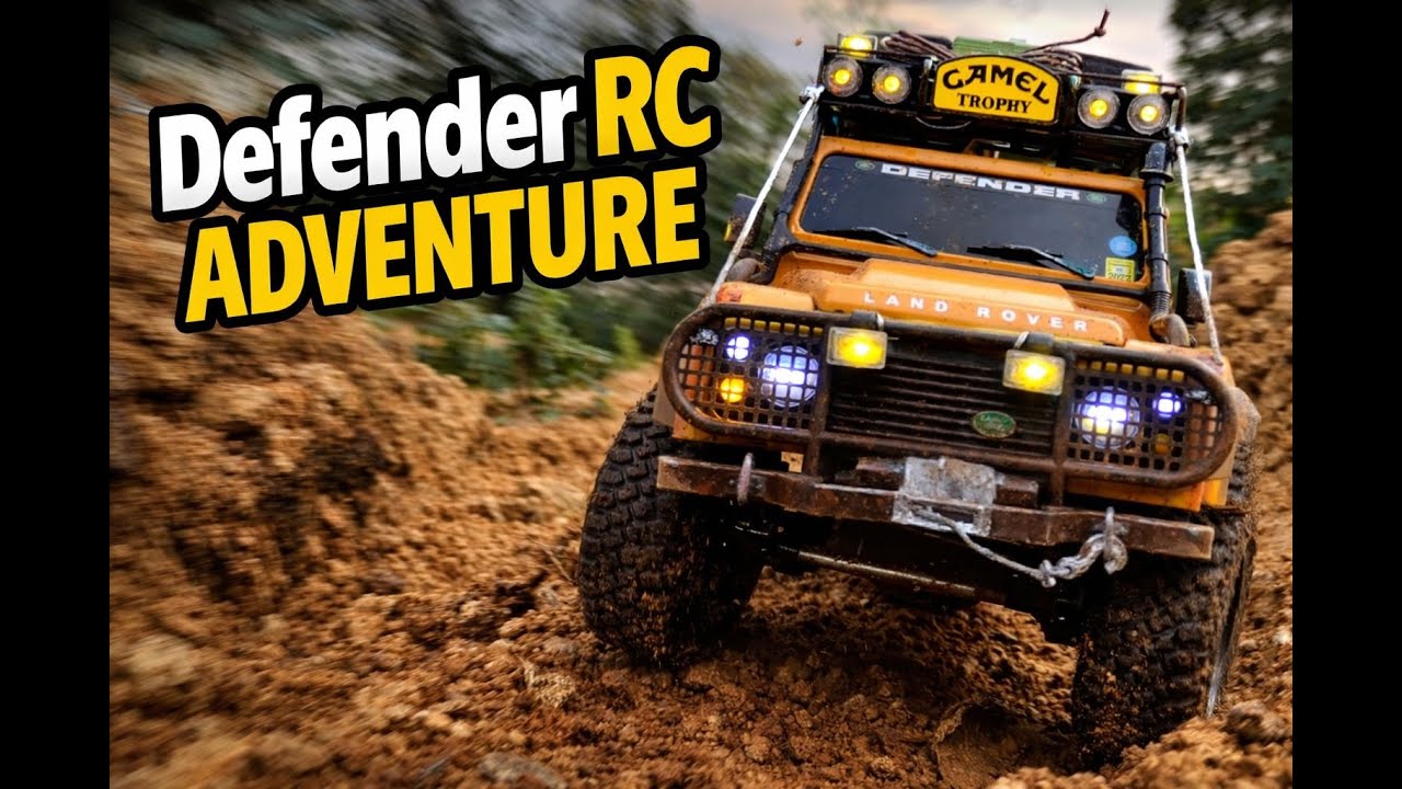 Land Rover Defender RC | Camel Trophy Style – Crawling Off Road