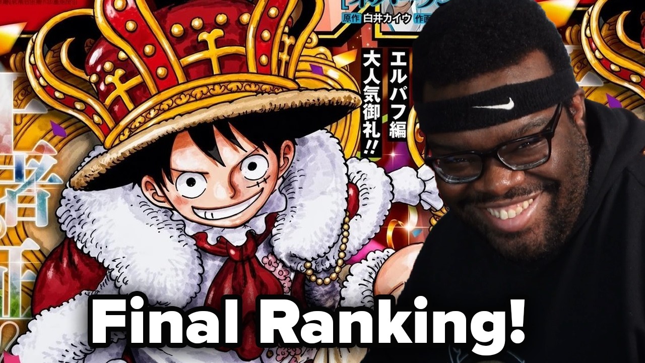King Of Lightning Reacts to ONE PIECE WORLD TOP 100 FINAL RANKINGS