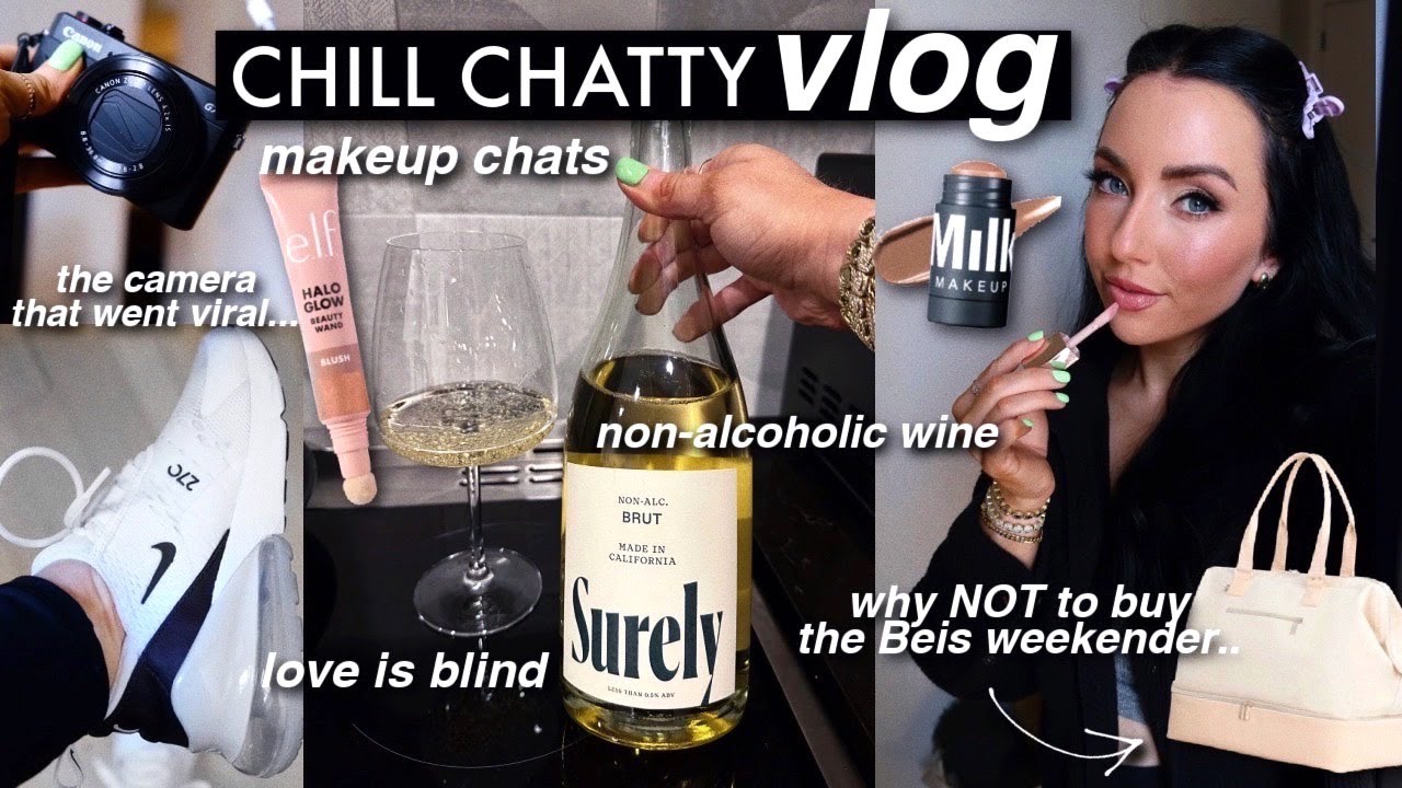 makeup chats, walking shoes, go-to snack, love is blind thoughts // vlog