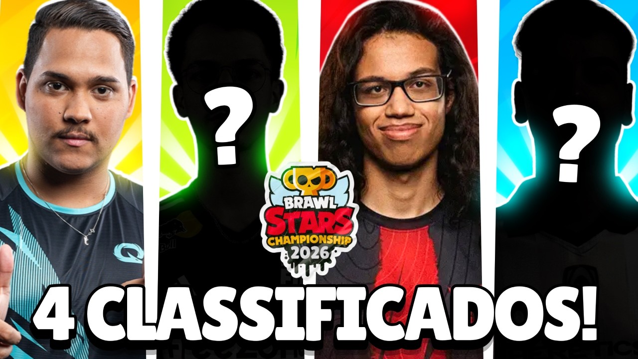 os ÚLTIMOS 4 FINALISTAS da PRIMEIRA FINAL MENSAL DE BRAWL STARS 2026!