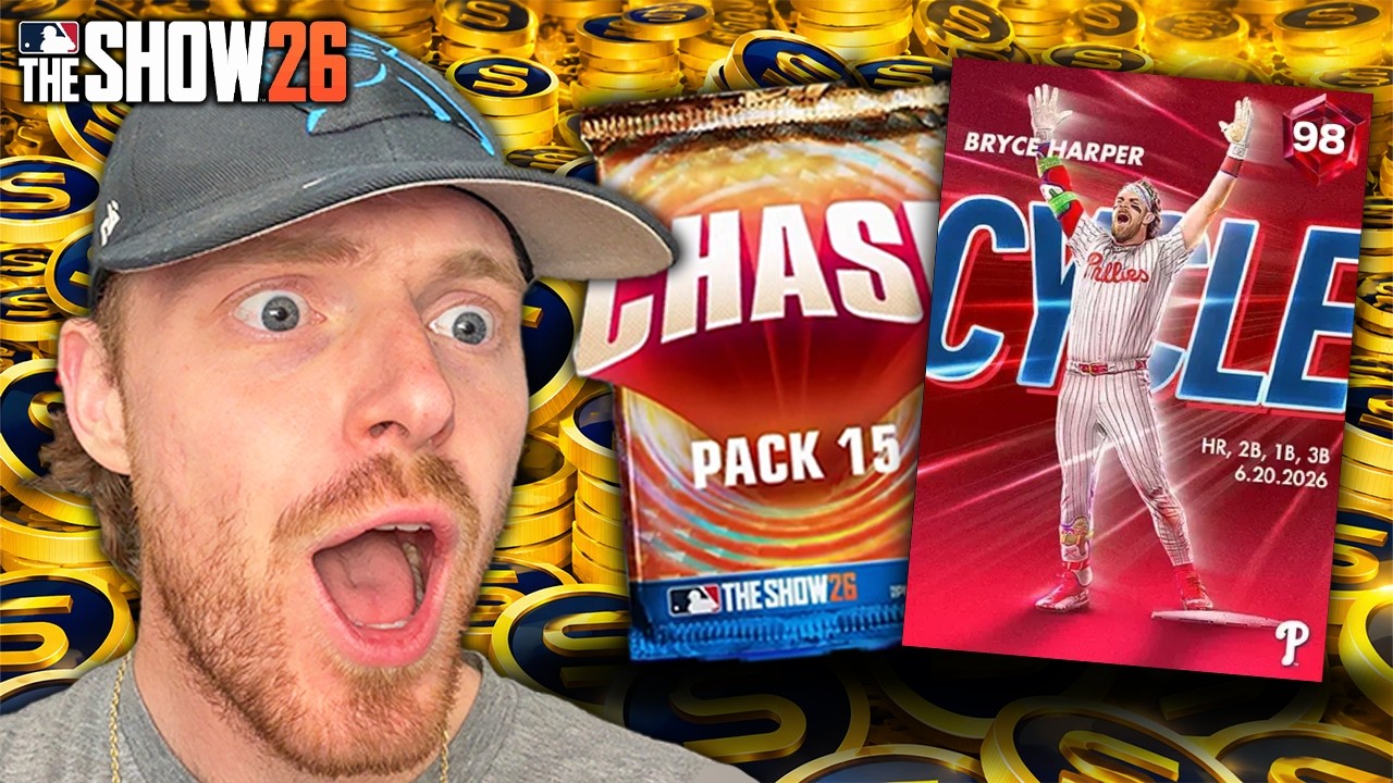 The Biggest Pack Opening For CYCLE Bryce Harper...