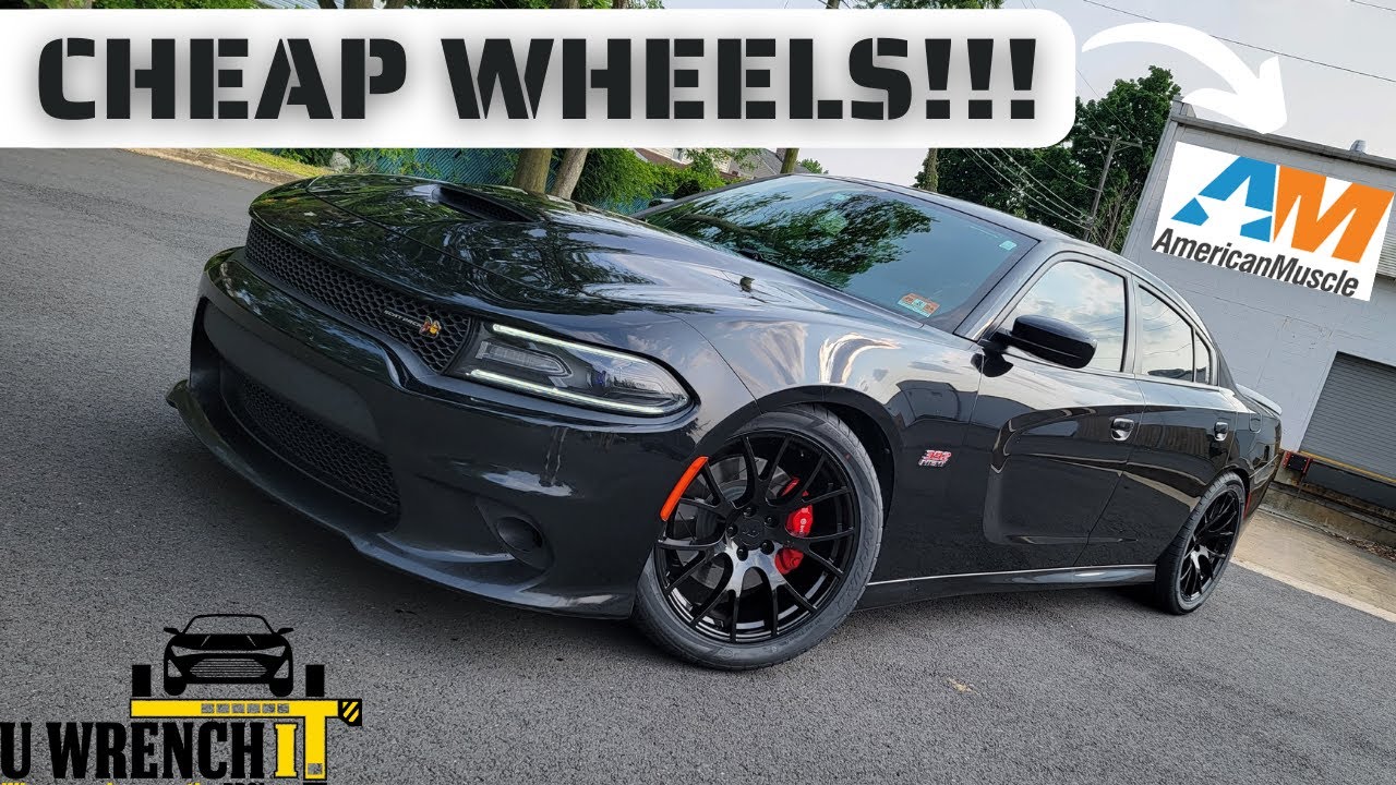 SRT Hellcat Style Rims For My Charger Scat Pack from Americanmuscle.com + Install U Wrench it Auto