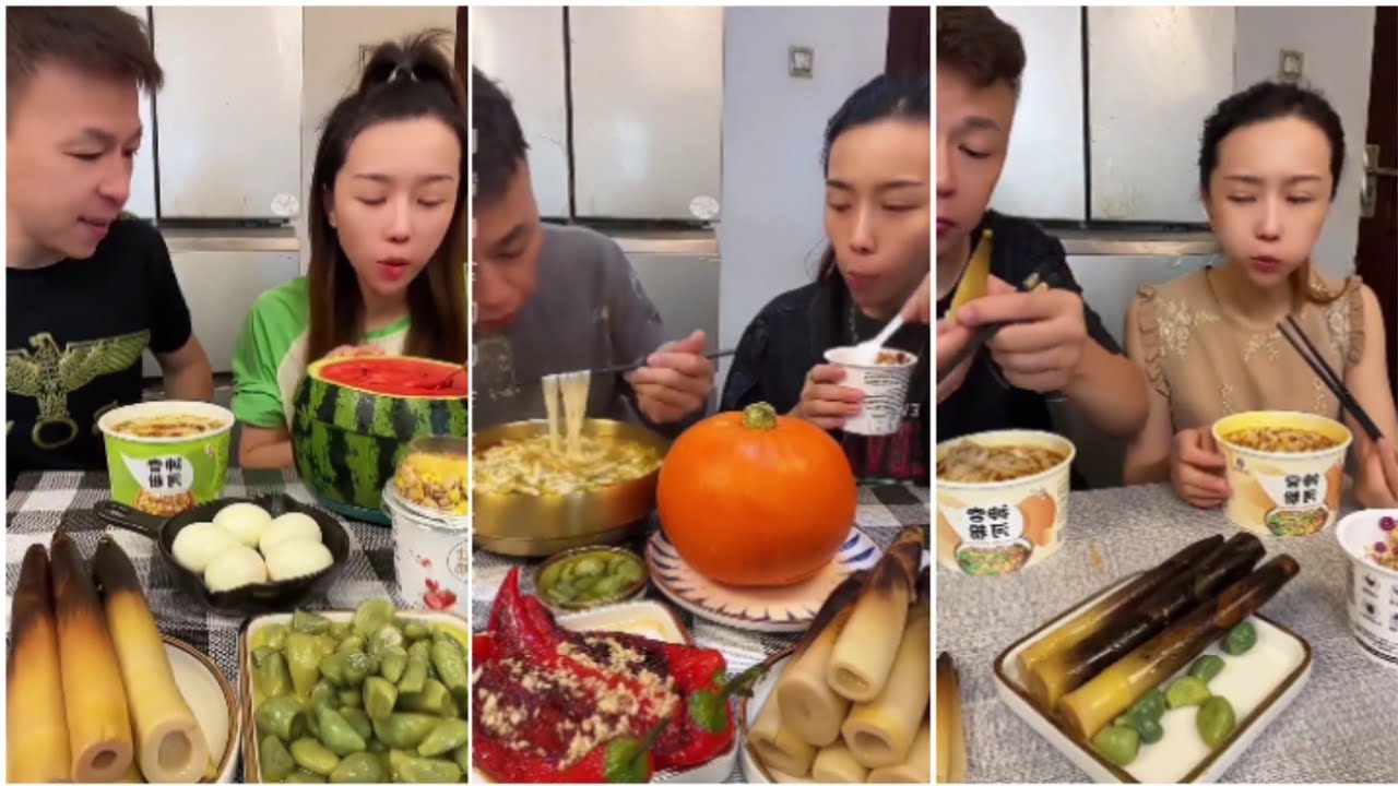Watermelon 🍉 Funny Husband and Wife Eating Food Show Ep - 03