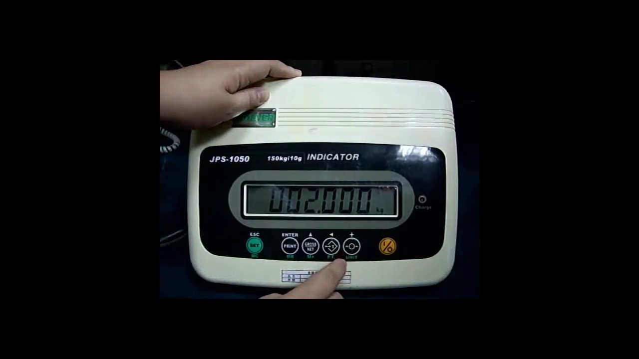 Hướng dẫn CAL cân điện tử JWI 586