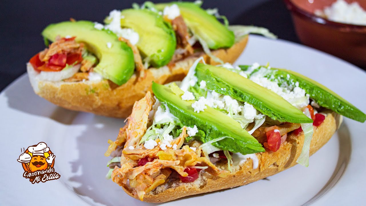 Molletes de Pollo SIN HORNO Desayuno Fácil y Rápido