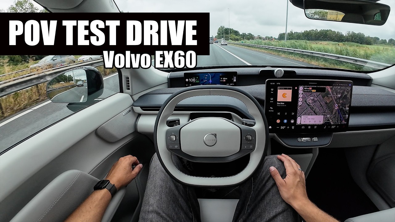 2026 Volvo EX60 POV Test Drive | Walkaround, Interior & Driving