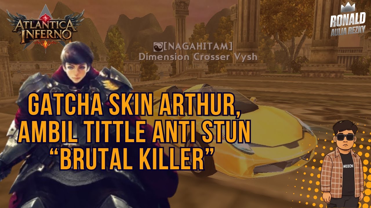 Gatcha Skin Dark Centurion Arthur, Semoga Hoki #atlanticarebirthindonesia #Vysh