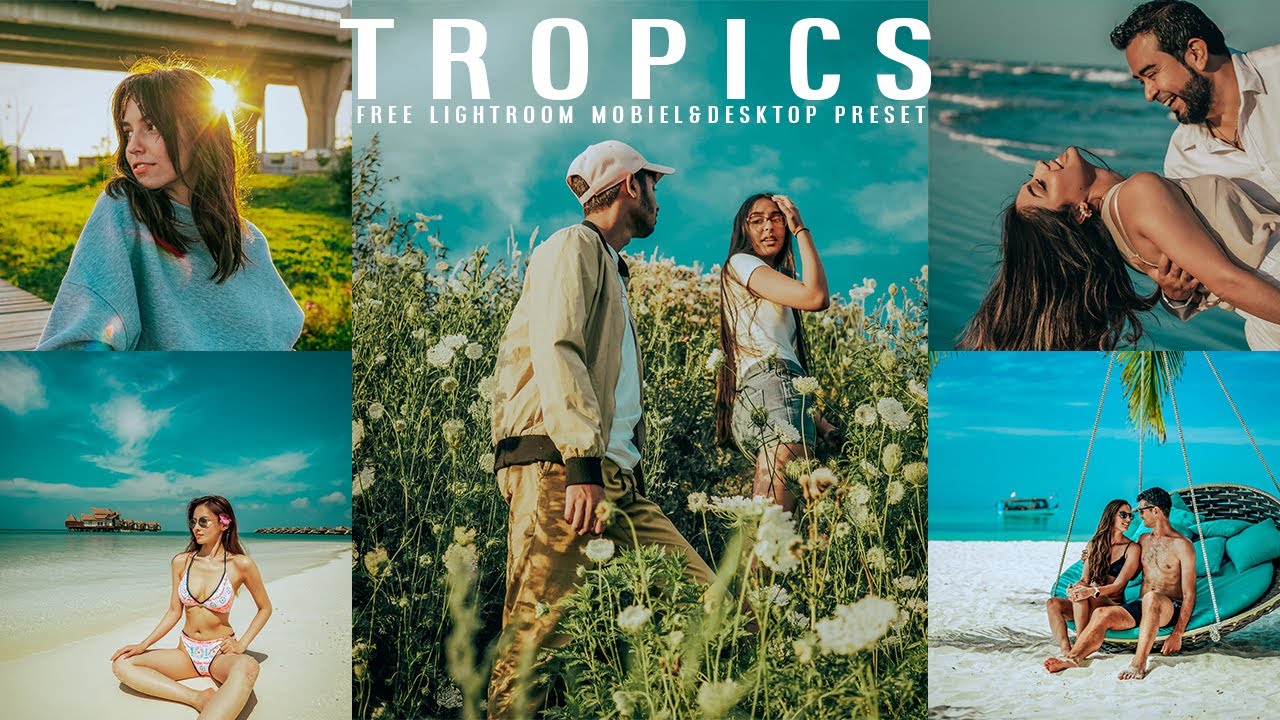 Tropics Lightroom Presets | Lightroom Free Preset Download XMP & DNG | Beach Presets | Summer preset