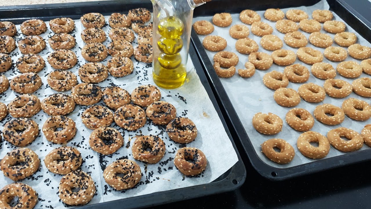מתכון לעוגיות מזרחיות עם שומשום  שנשארות  שבועות קריספיות .Orientalism
