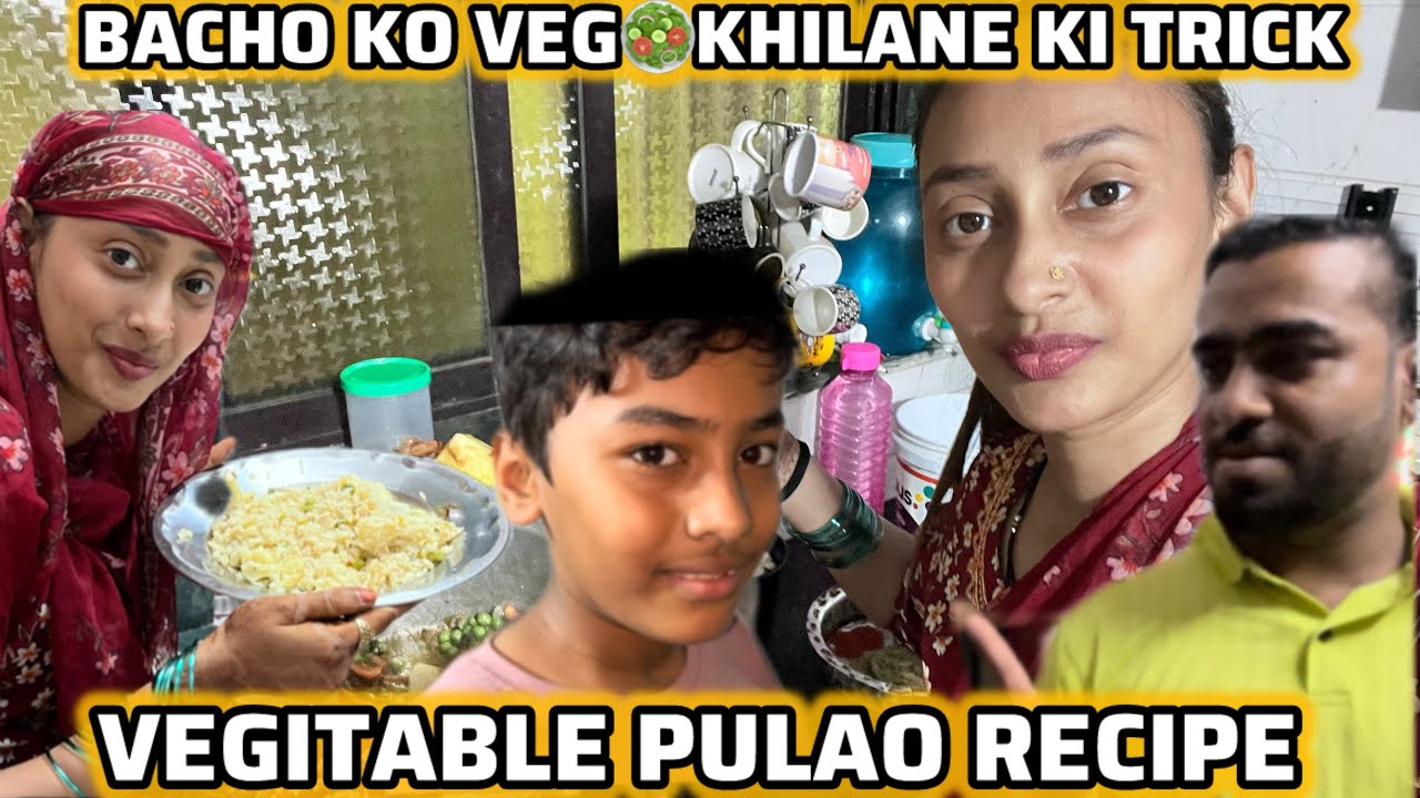AYSE BANAY VEGITABLE PULAAO😍 | SABZI KHILANE KI NEW TRICK | BACHO KI PASAND #aasifacooklook 