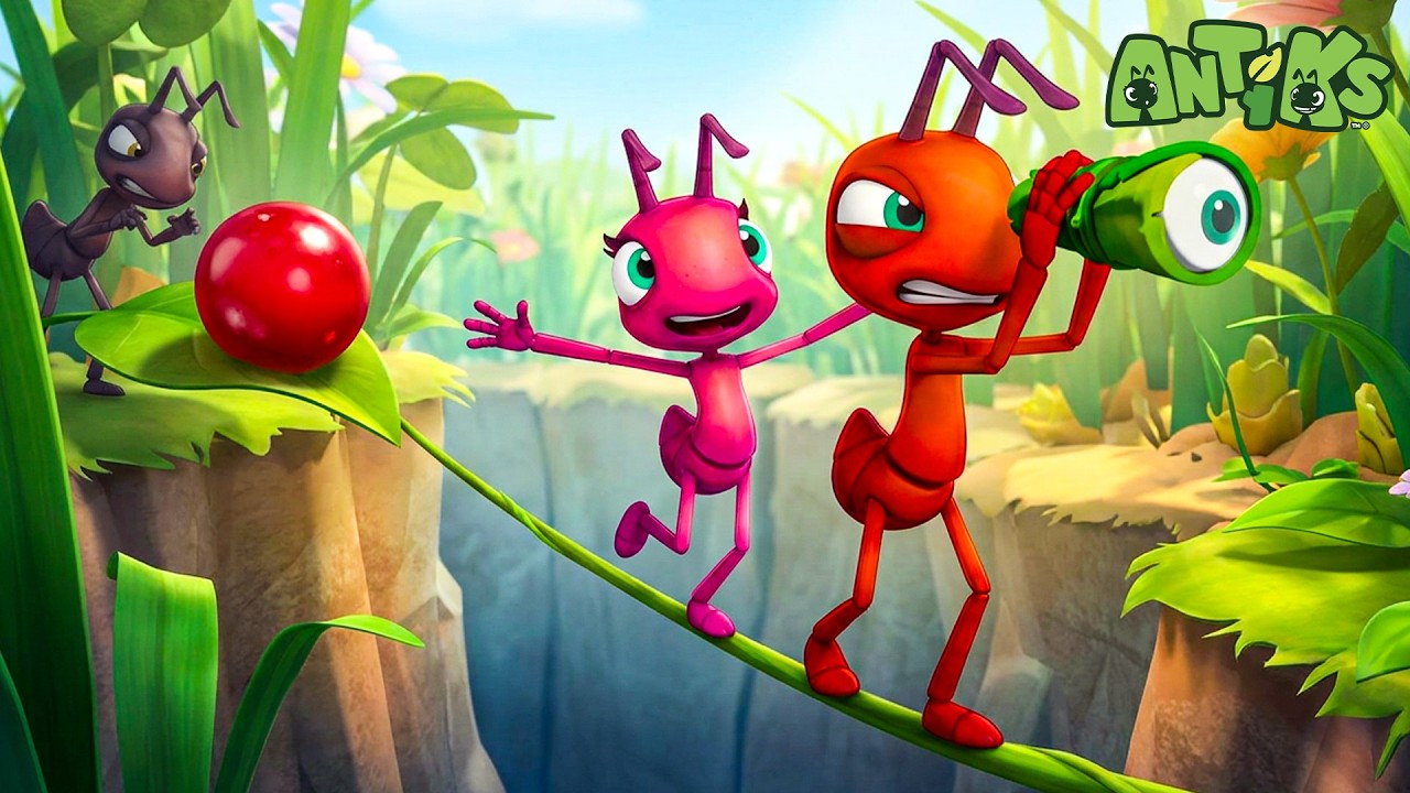Joey & Boo's High Wire Garden Adventure! | Antiks 🐜 | Action Cartoons For Kids