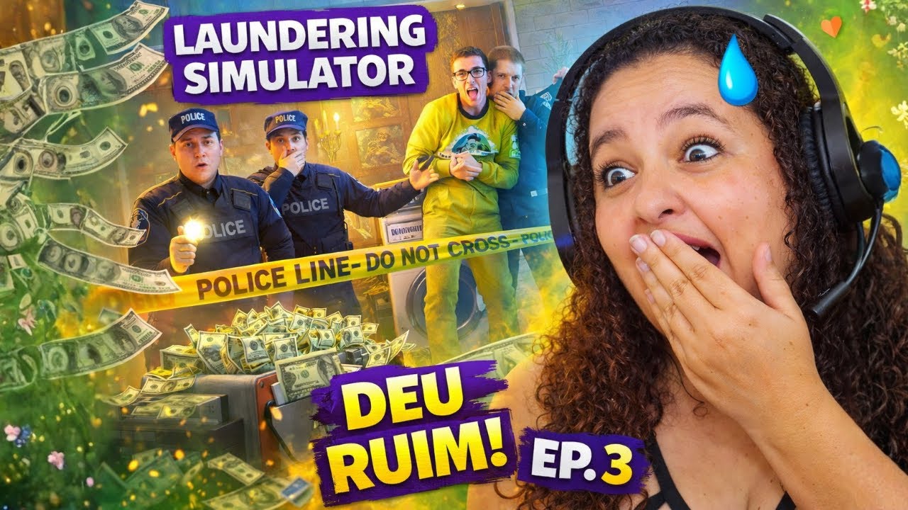A Lavanderia ficou PERIGOSA 😳👟 | Laundering Simulator – Parte 3