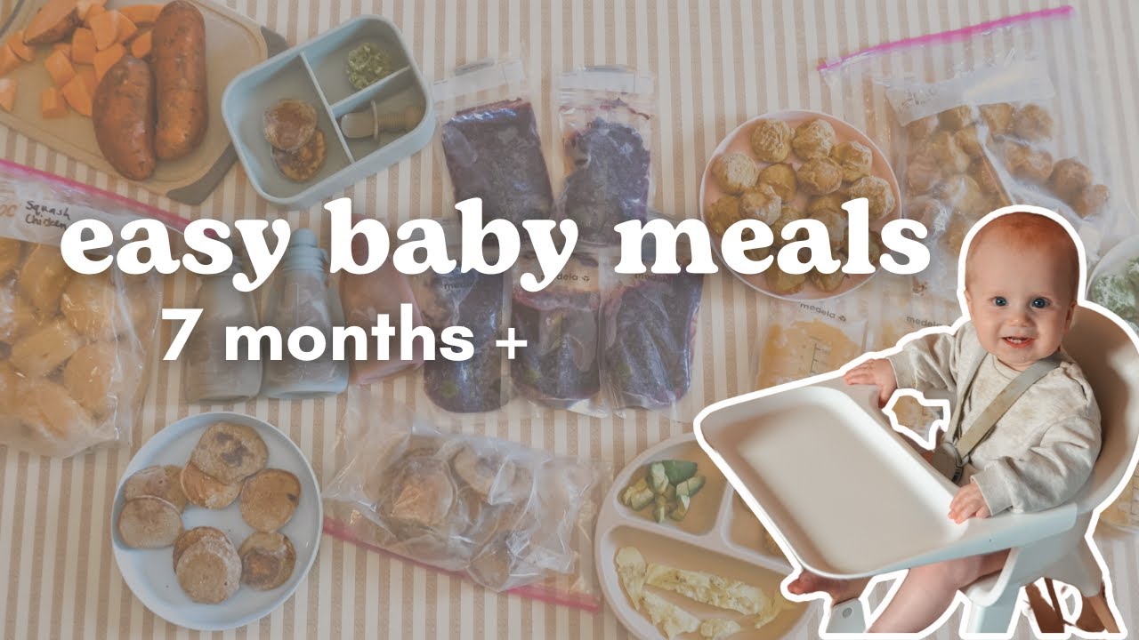 From Scratch BABY FOOD PREP: healthy BLW & puree recipes | 7+ months