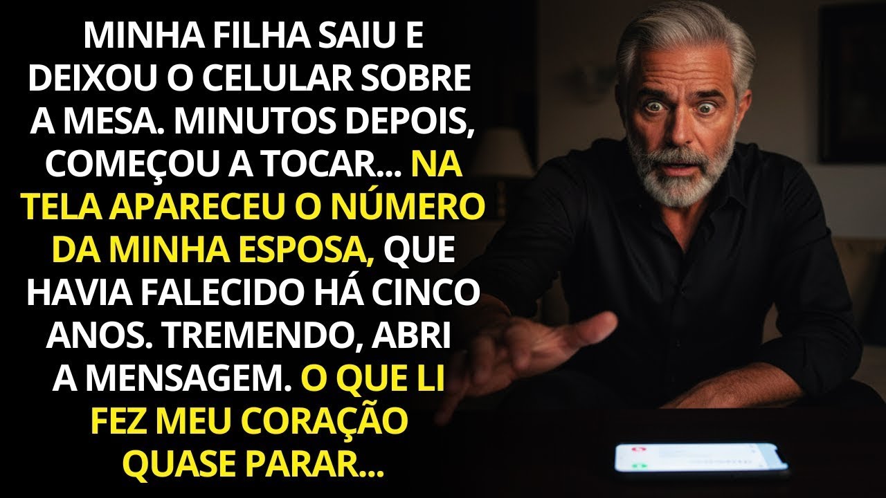 O celular da minha filha tocou à meia-noite… e o número era da minha esposa morta há cinco anos!