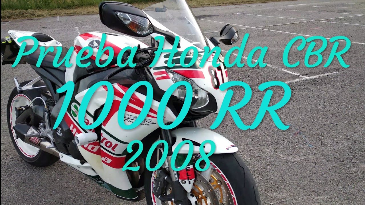 Probando la Honda CBR 1000 RR (2008). MOTOVLOG EN ESPAÑOL 2019 (GOPRO)