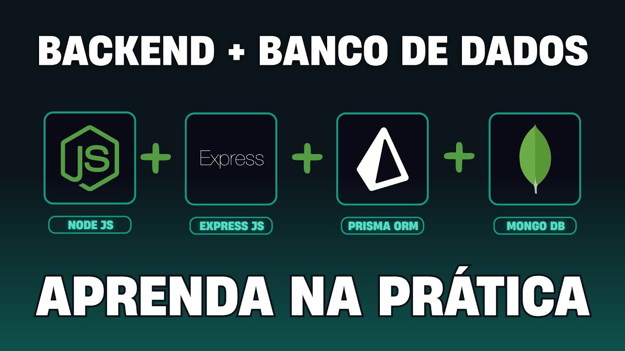 Como CRIAR um BACKEND com Node.js, Express e MongoDB (Prisma ORM - FÁCIL!)