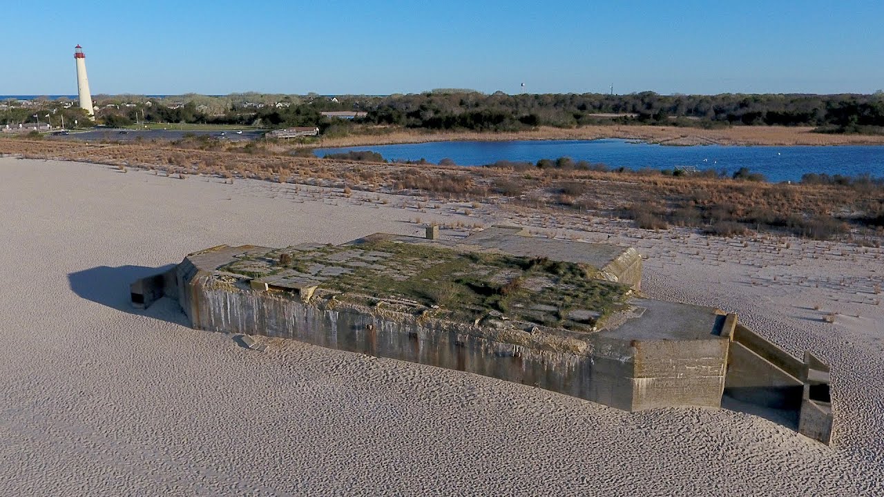Unknown NJ:  A World War II bunker from 1943 is still sitting on this Cape May County beach