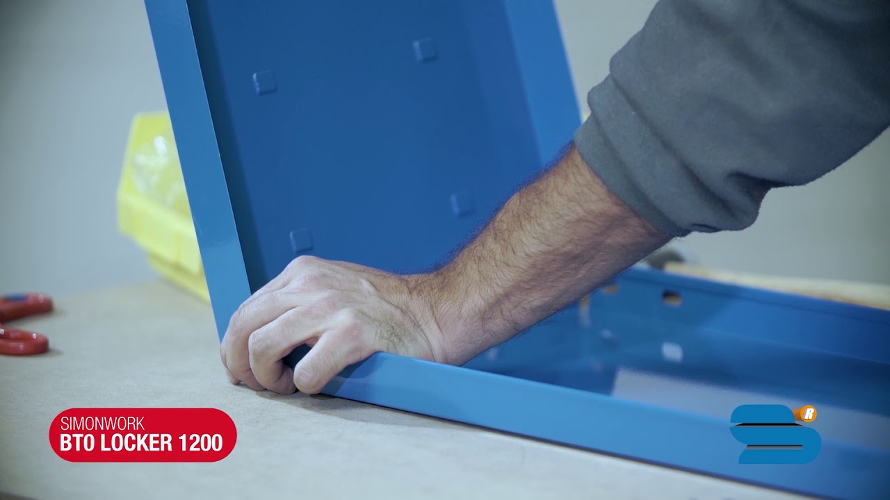 Vídeo de montaje del banco de trabajo SIMONWORK BT0 Locker, Simonrack
