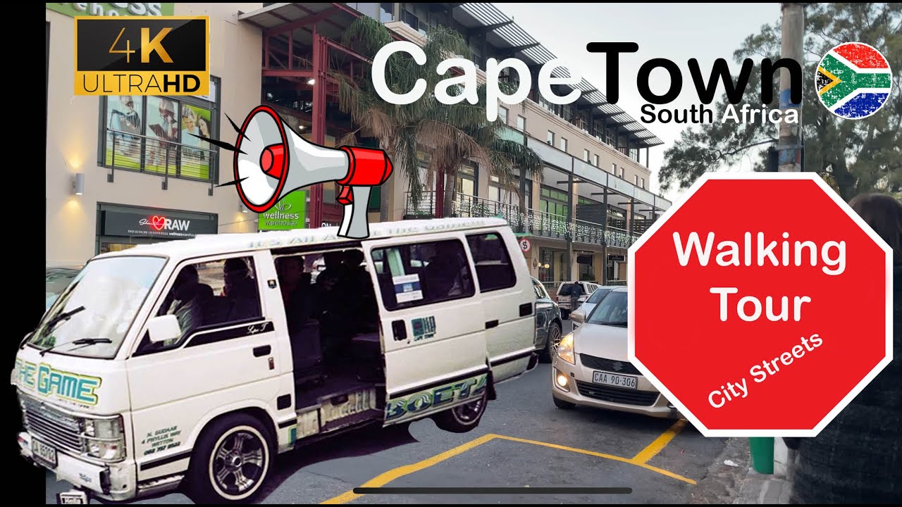 4K Walking Tour Cape Town - South Africa - Spaziergang Kapstadt - [ASMR 4K 60fps  Nonstop]