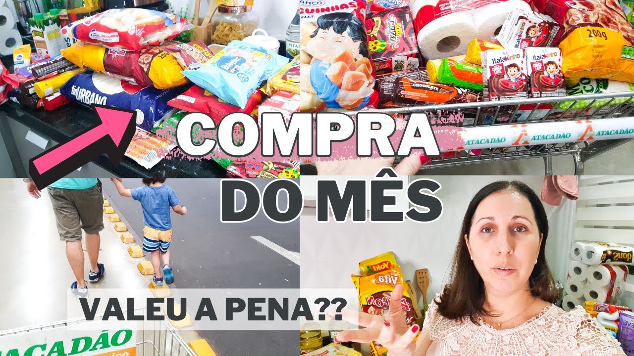 VLOG DO DIA | COMPRAS DO M&Ecirc;S NO MERCADO DE ATACADO| SER&Aacute; QUE VALEU A PENA??