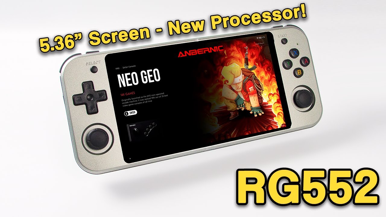 RG552 Linux First Look - Anbernic's Most Powerful Handheld!