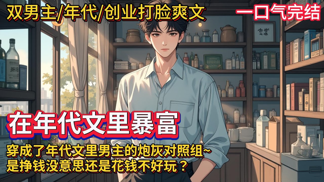 双男主🌈年代/创业致富/打脸爽文💗一脚踩空，沈鱼穿成了一本年代文里男主的炮灰对照组。穿书后的沈鱼：是挣钱没意思还是花钱不好玩？男主女主？关我毛事？