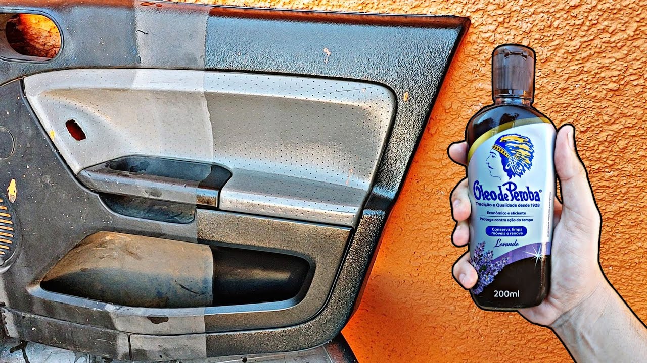 Óleo de Peroba Restaura Plastico Interno do Carro ?