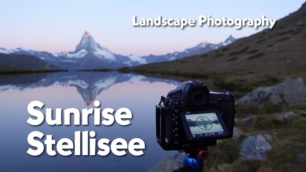 Stellisee, Zermatt. Landscape photography at sunrise