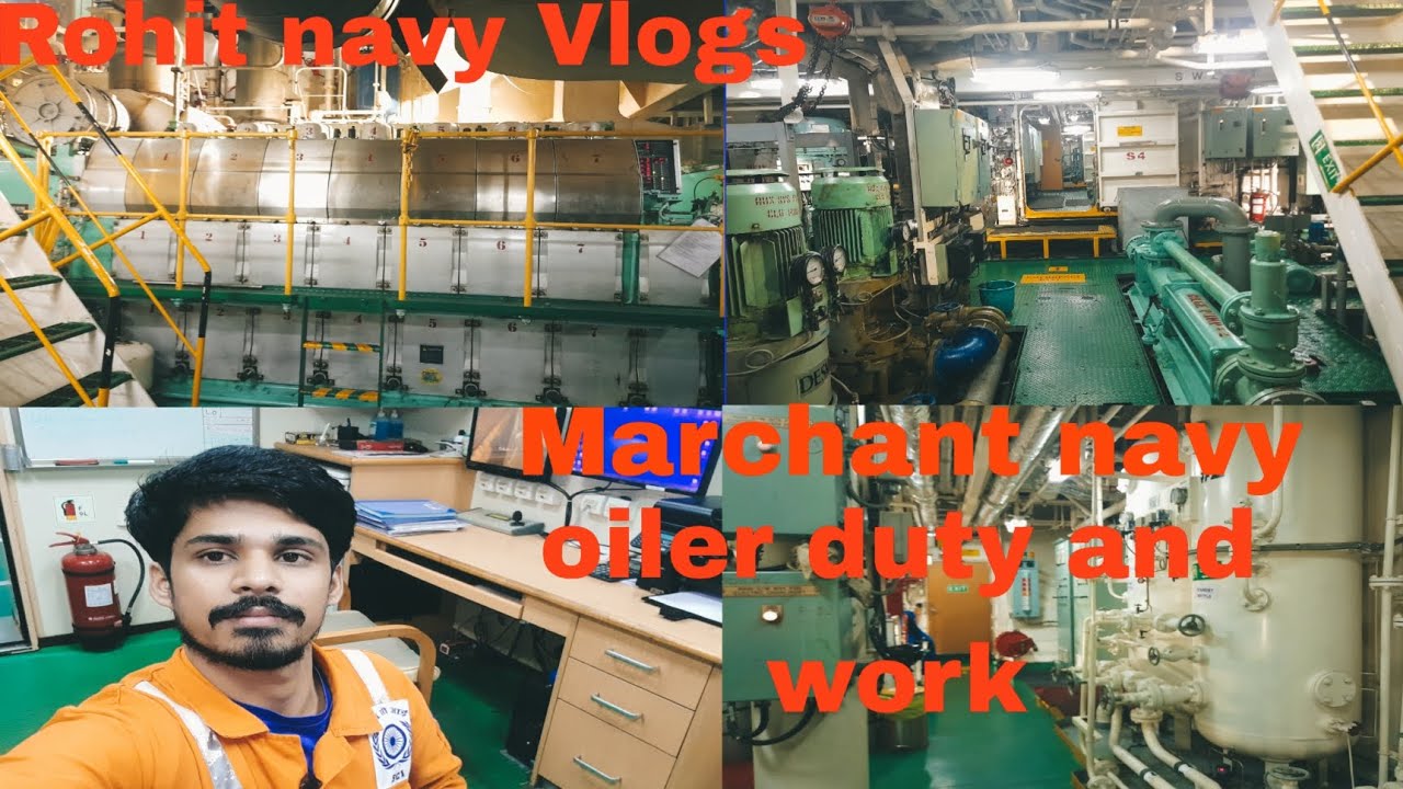 oiler daily routine on engine room duty Marchant navy 😴  like and subscribe  support me  🩷