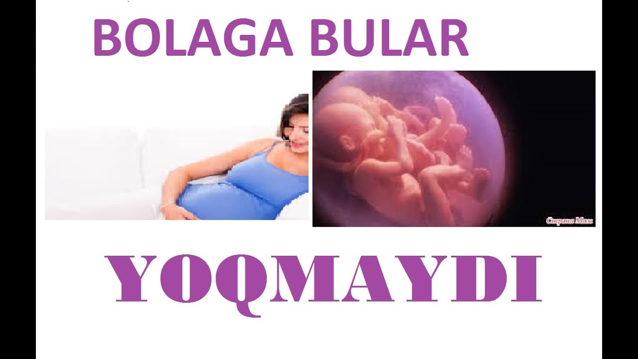 BOLA QORNINGIZDA YOQTIRMAYDIGAN 10 TA NARSA