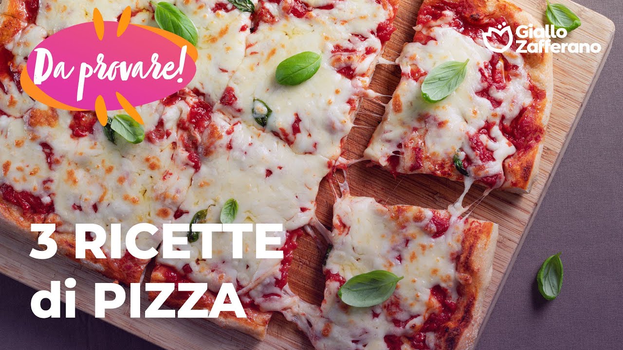 🍕 3 RICETTE di PIZZA🍕 IMPERDIBILI!😍❤️