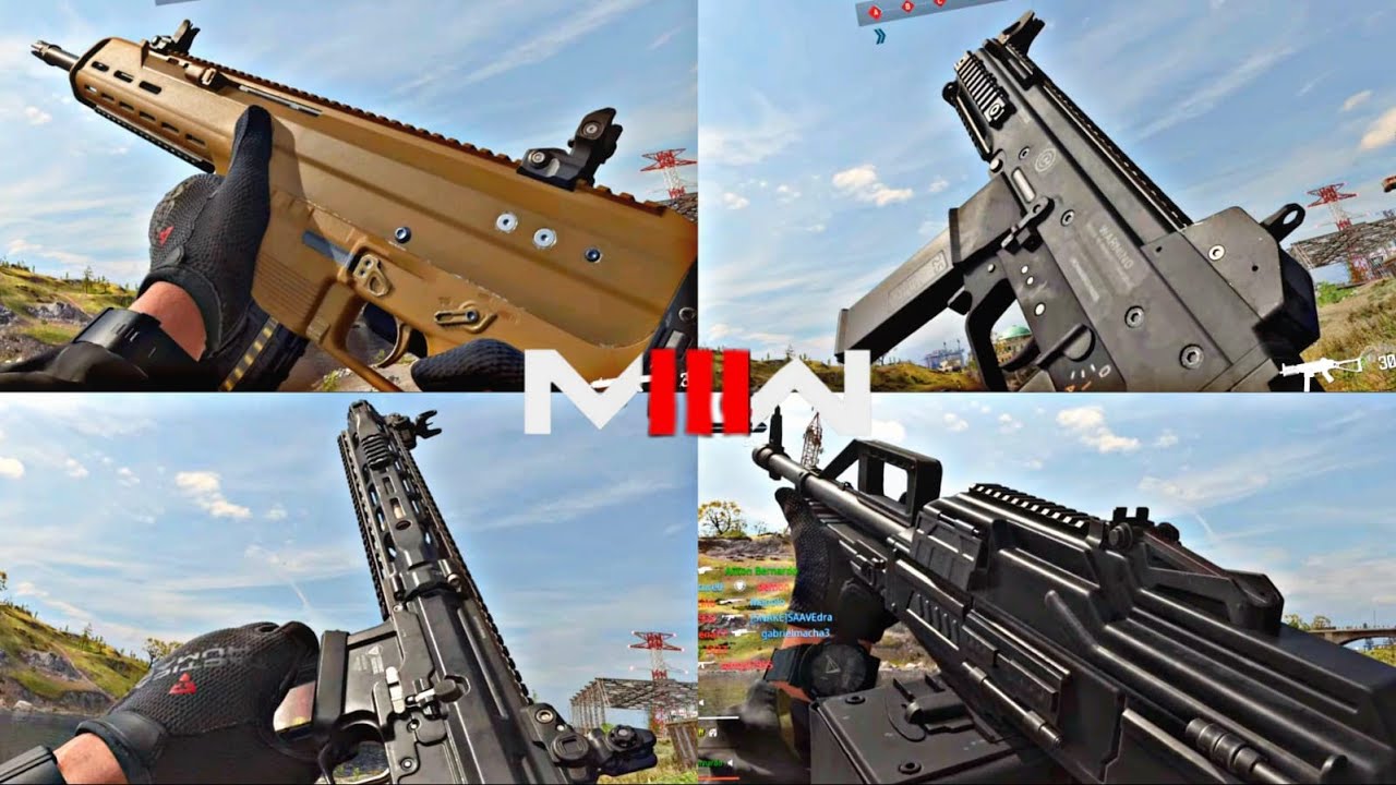 Call of Duty Modern Warfare 3 BETA All Weapons (UPDATED)